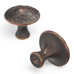 10 Pack Hickory Hardware P2142-BGB American Diner Collection Knob 1-3/8” Oil-Rub